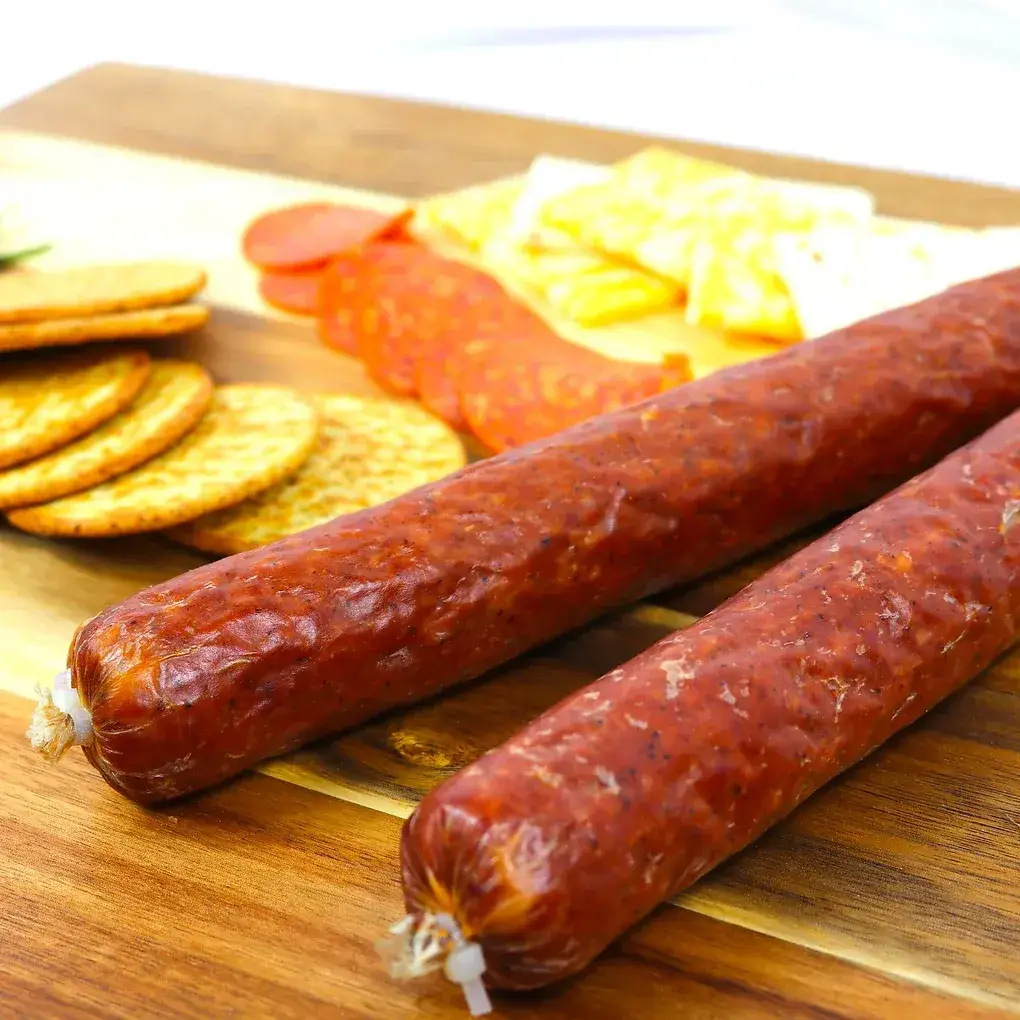 Edible Collagen Casing for Stick Pepperoni – 32 mm Smoke Color - Image 3