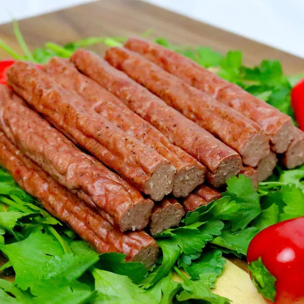 Edible Collagen Casings for Snack Sticks – 19mm Smoke Color - Image 3