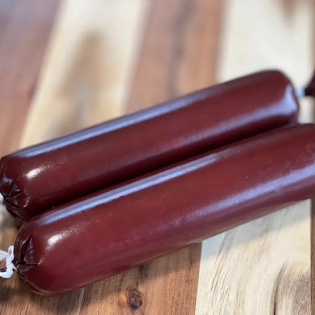 1 1/2” x 12” Mahogany Summer Sausage Casings – 250 Pack for 250 lbs - Image 4